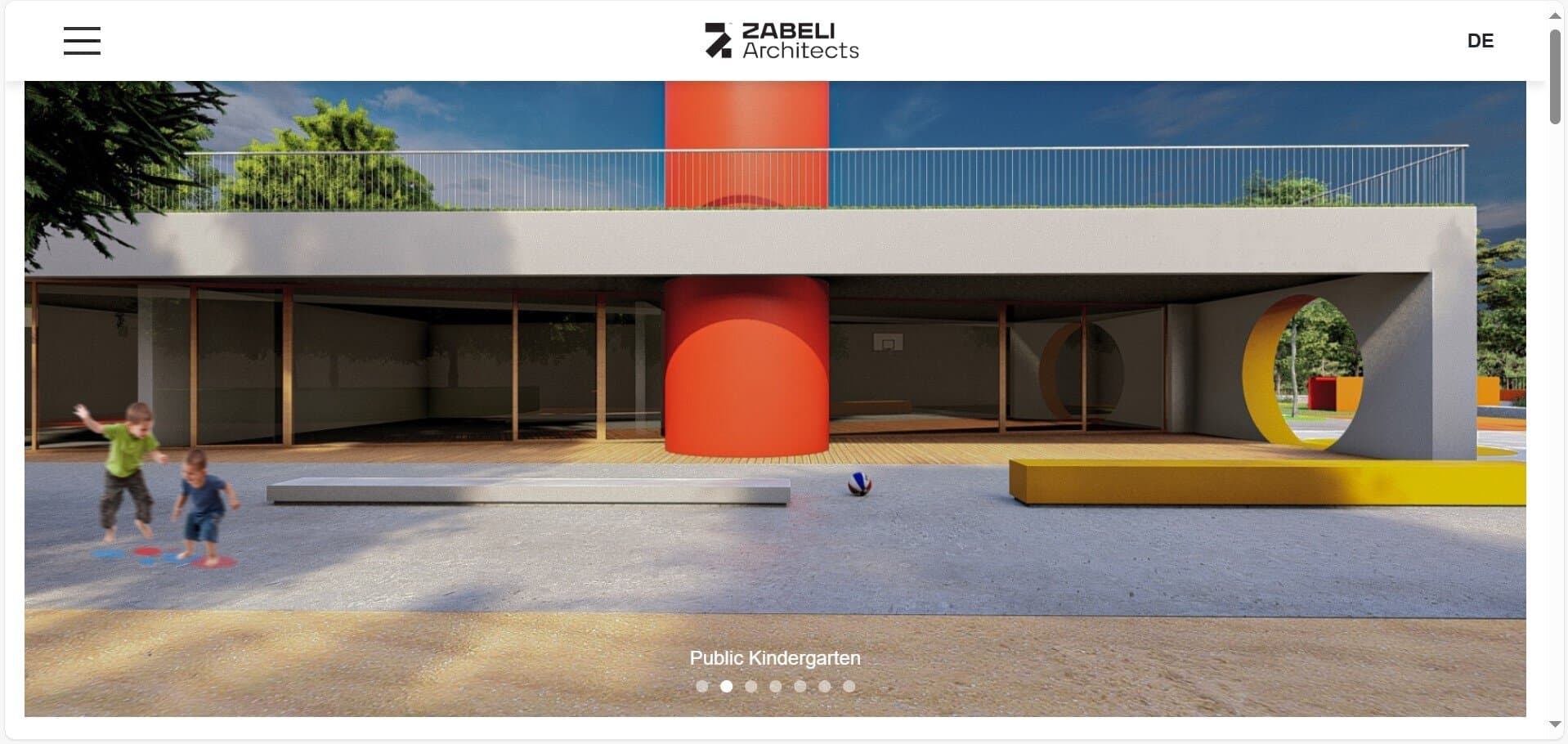 Zabeli Architects interface